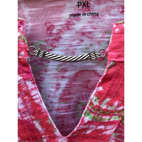 Palm Grove Petite Size PXL Paisley Summer Style With Great Details NWT - Picture 4 of 5